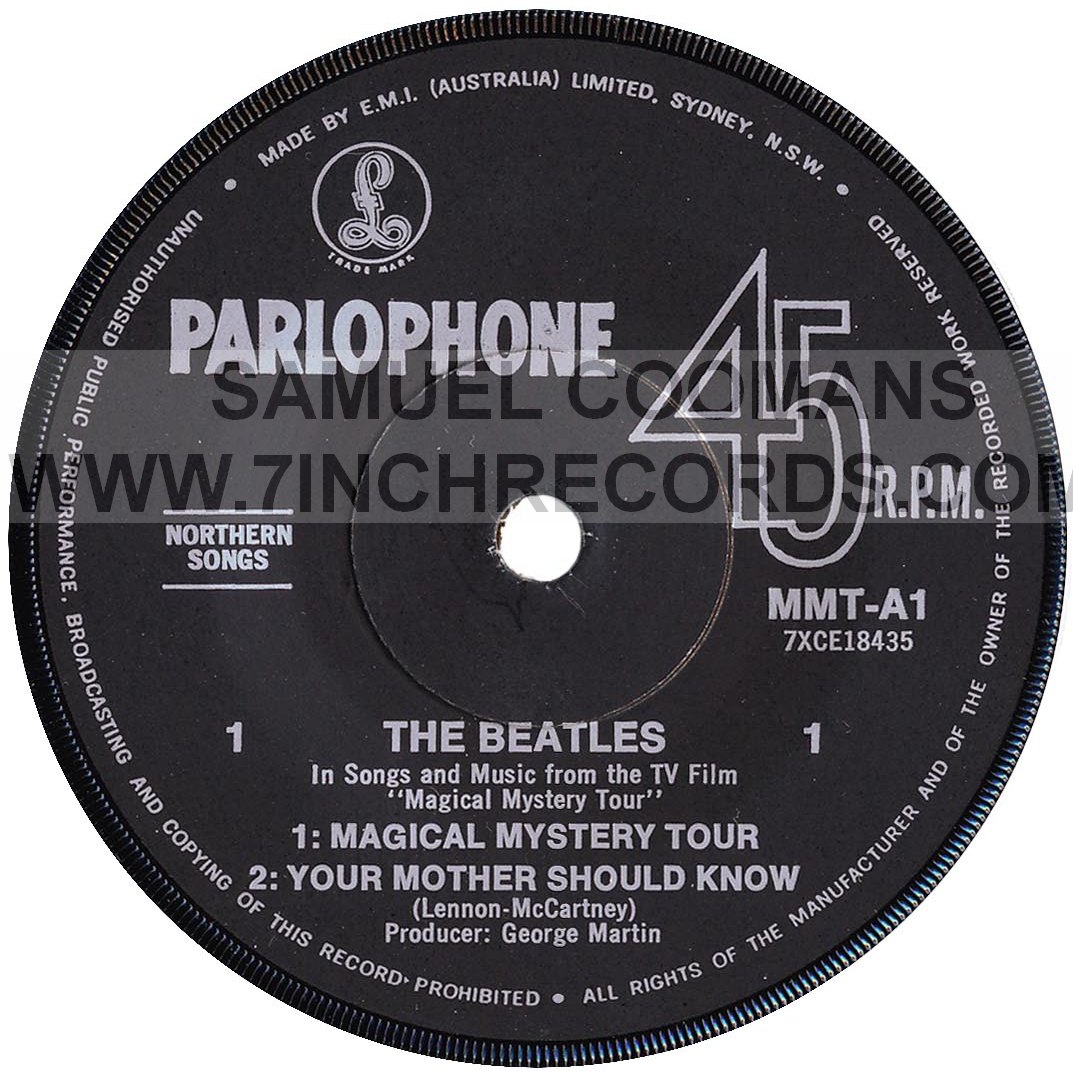 Label Aside of disc 1