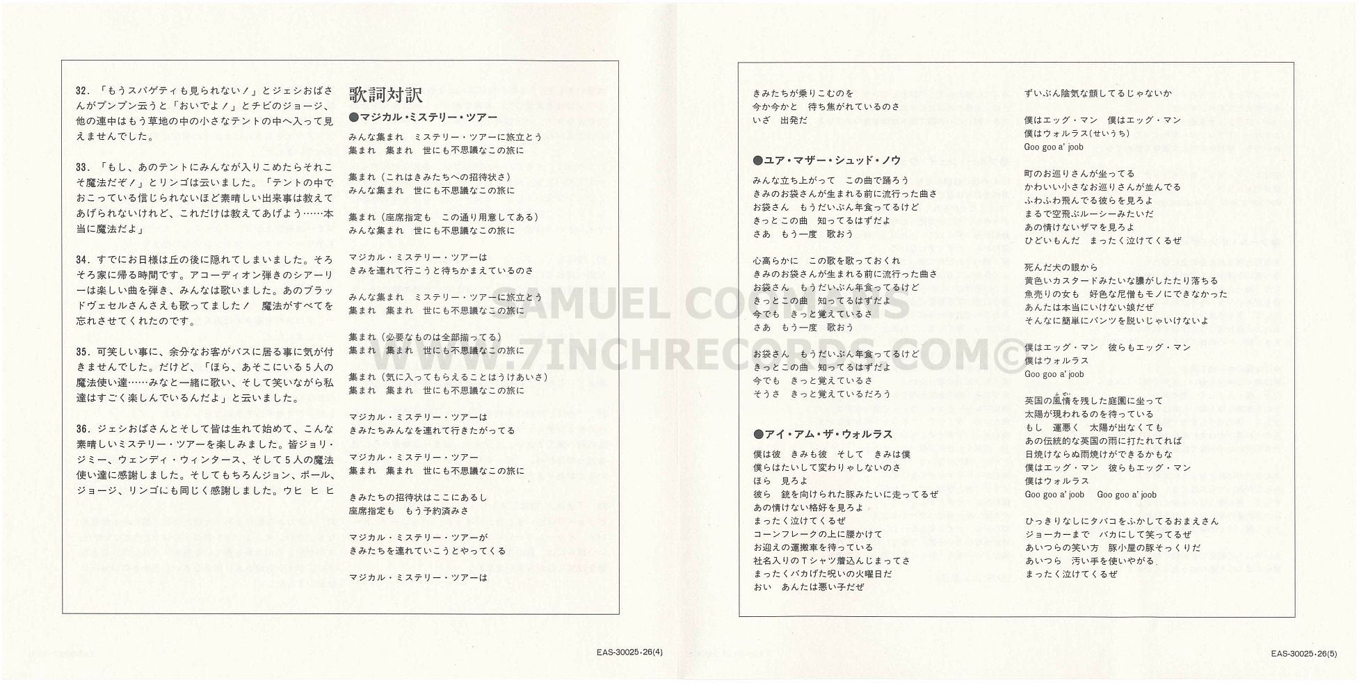 Inner Flaps of sleeve