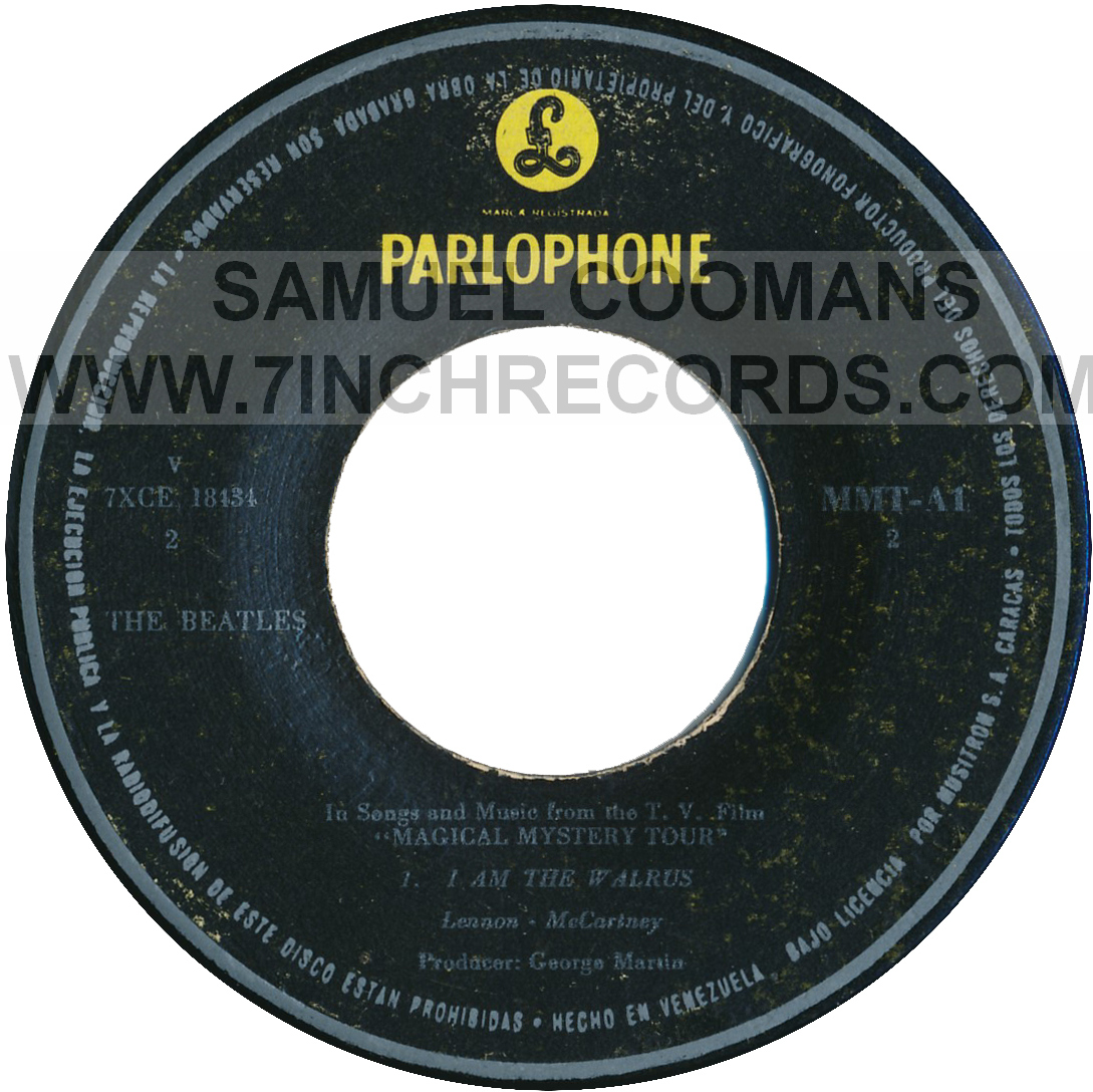 Label Bside of disc 1