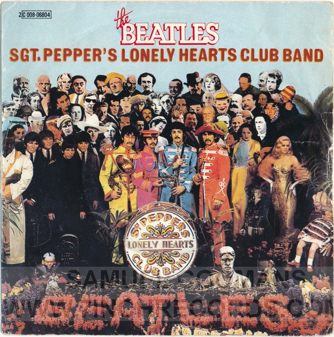 Beatles sgt peppers lonely hearts club. Обложка альбома Битлз Sgt Pepper s Lonely Hearts Club Band. The Beatles Sgt. Pepper's Lonely Hearts Club Band обложка. The Beatles Sgt. Pepper's Lonely Hearts Club Band 1967. The Beatles Sergeant Pepper обложка.
