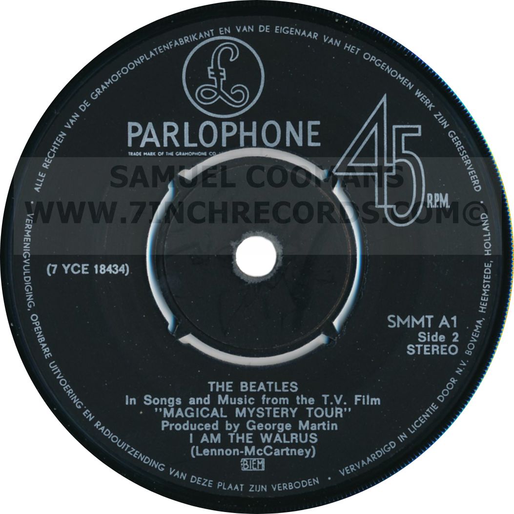 Label Bside of disc 1