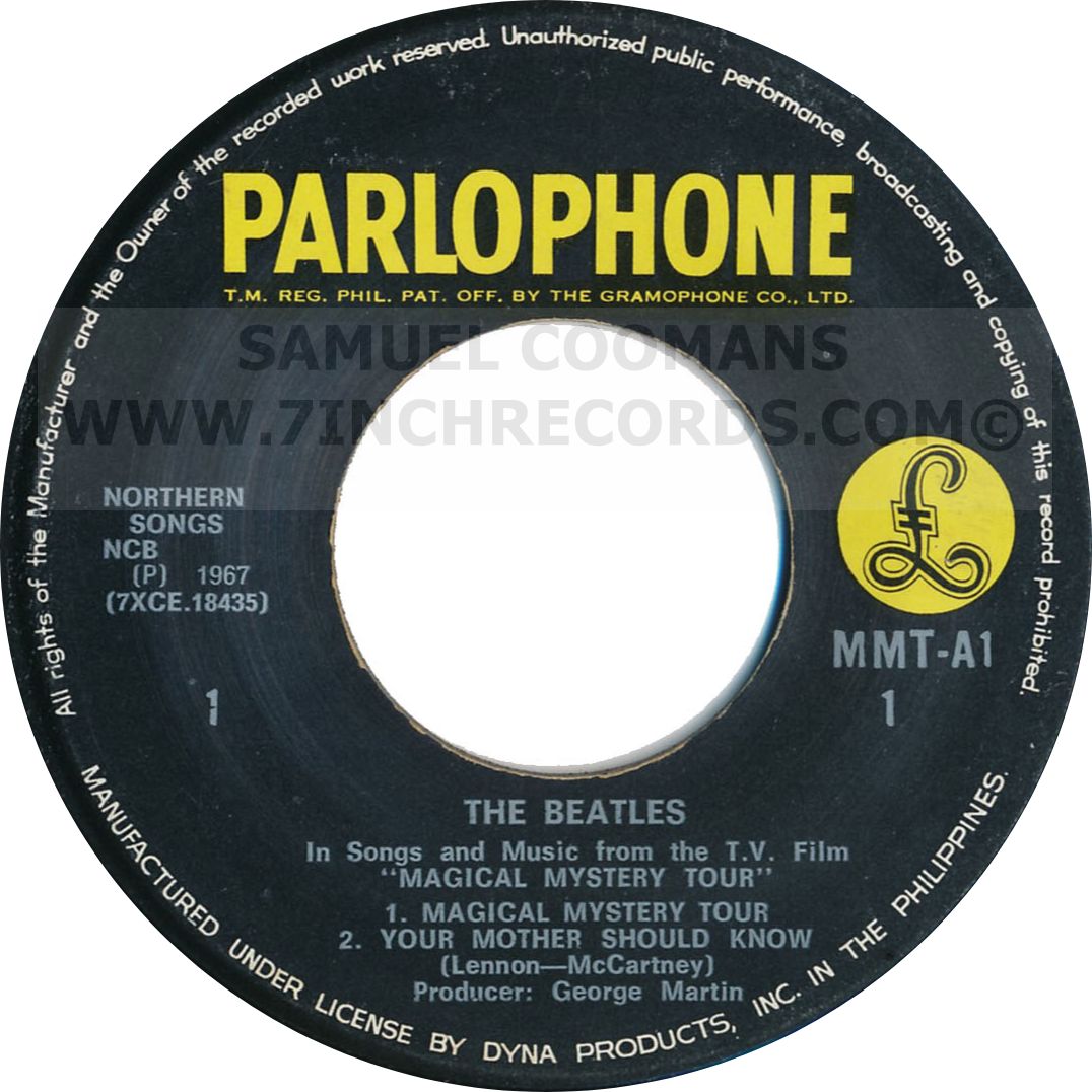 Label Aside of disc 1