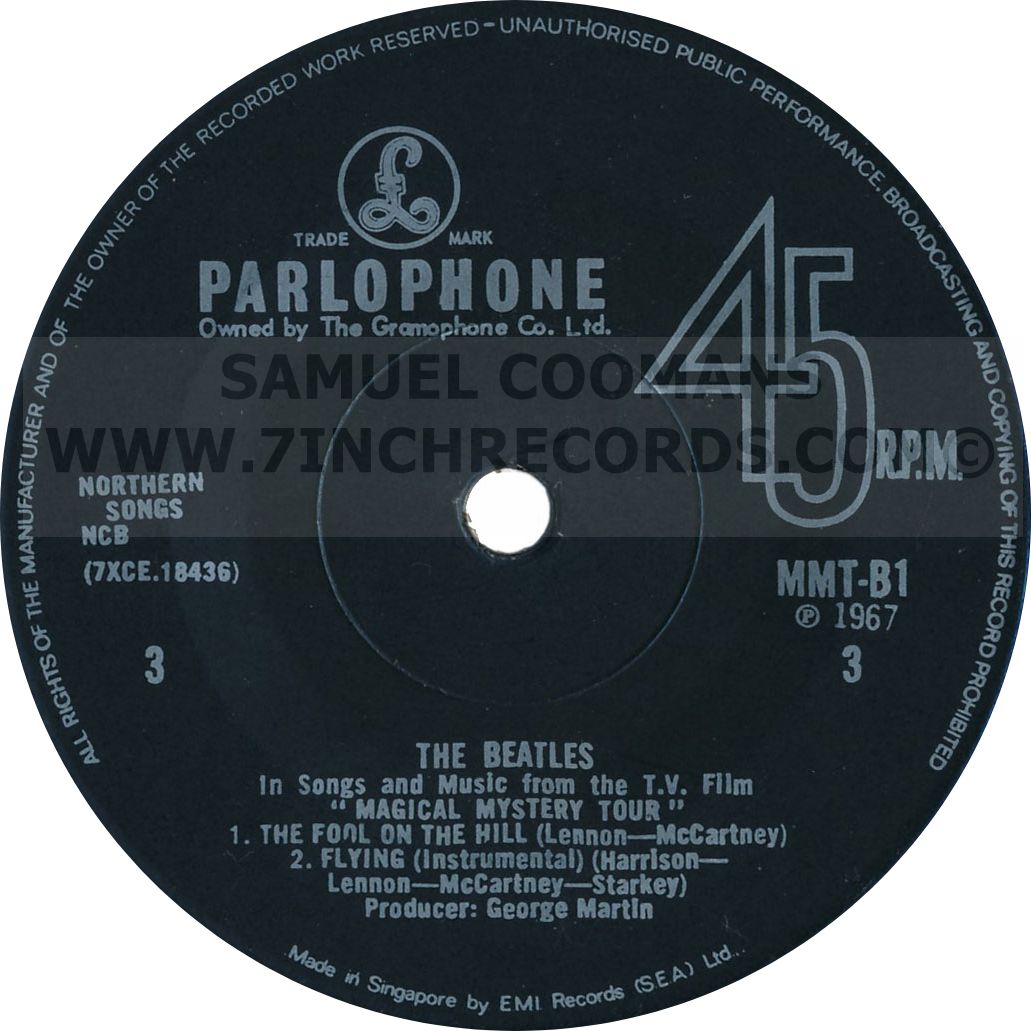 Label Aside of disc 2