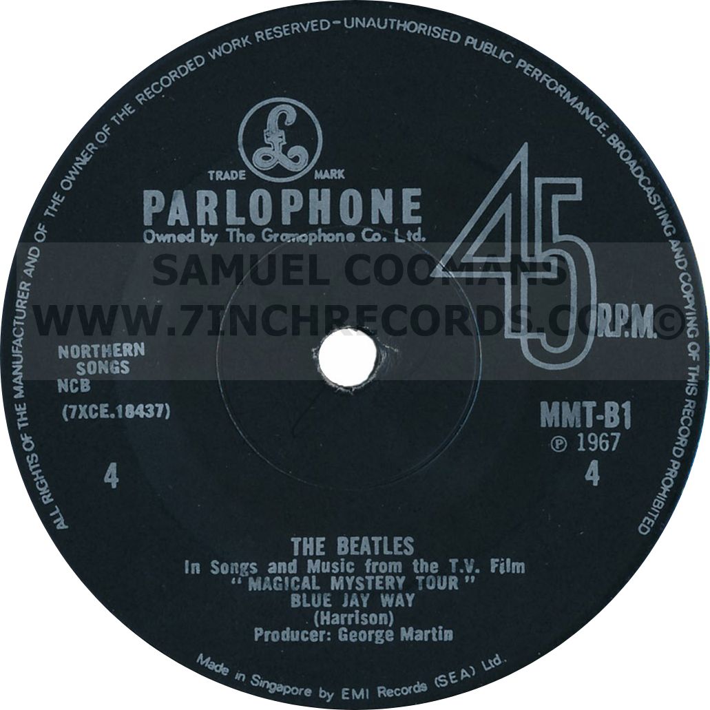 Label Bside of disc 2