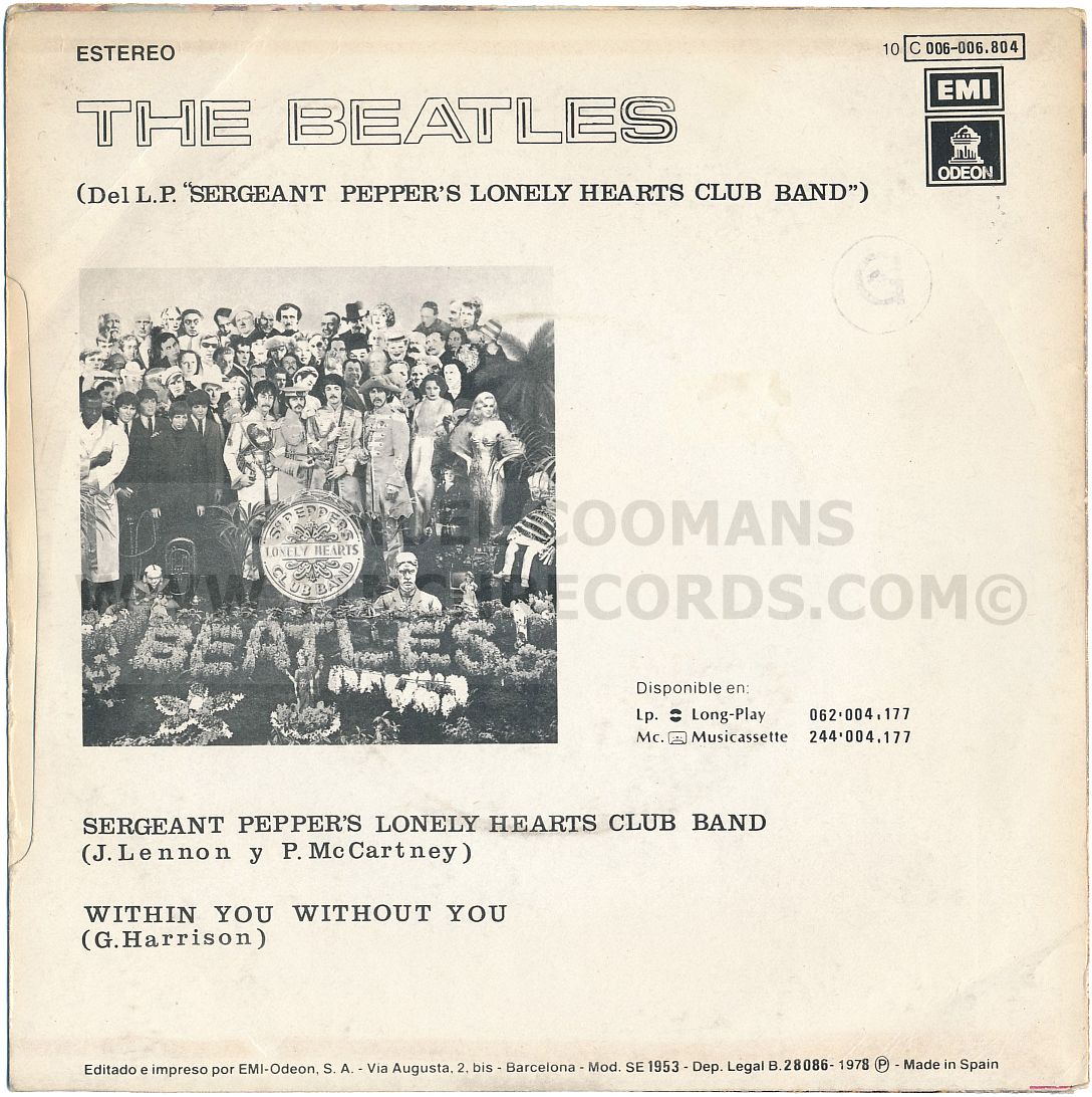 Back of sleeve