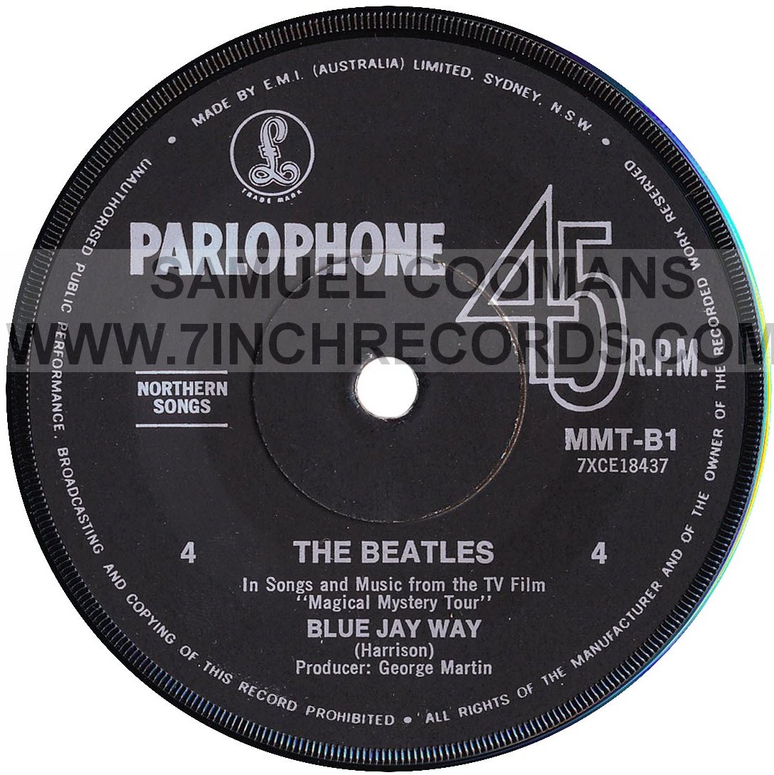 Label Bside of disc 2