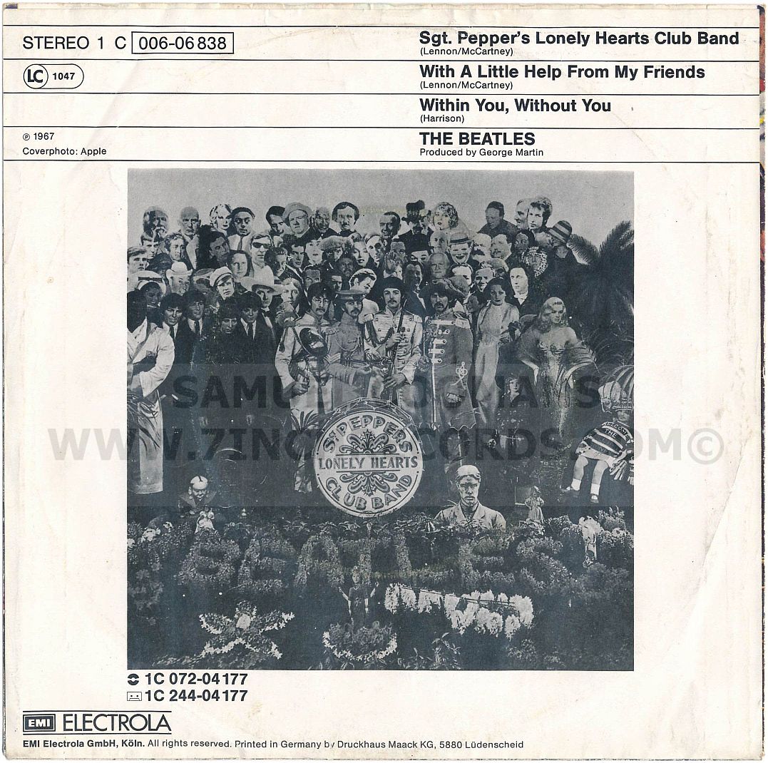 Back of sleeve