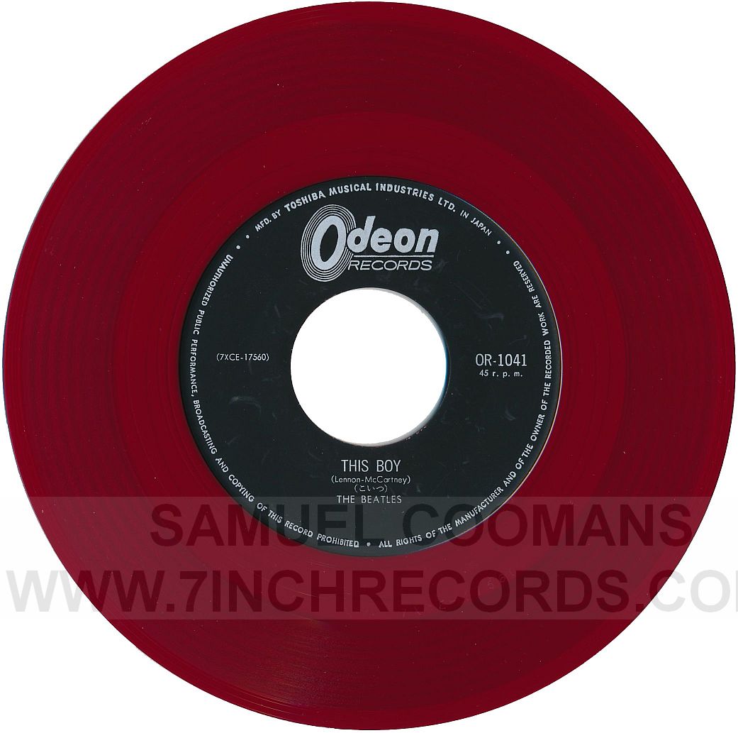 Label Bside of disc 1