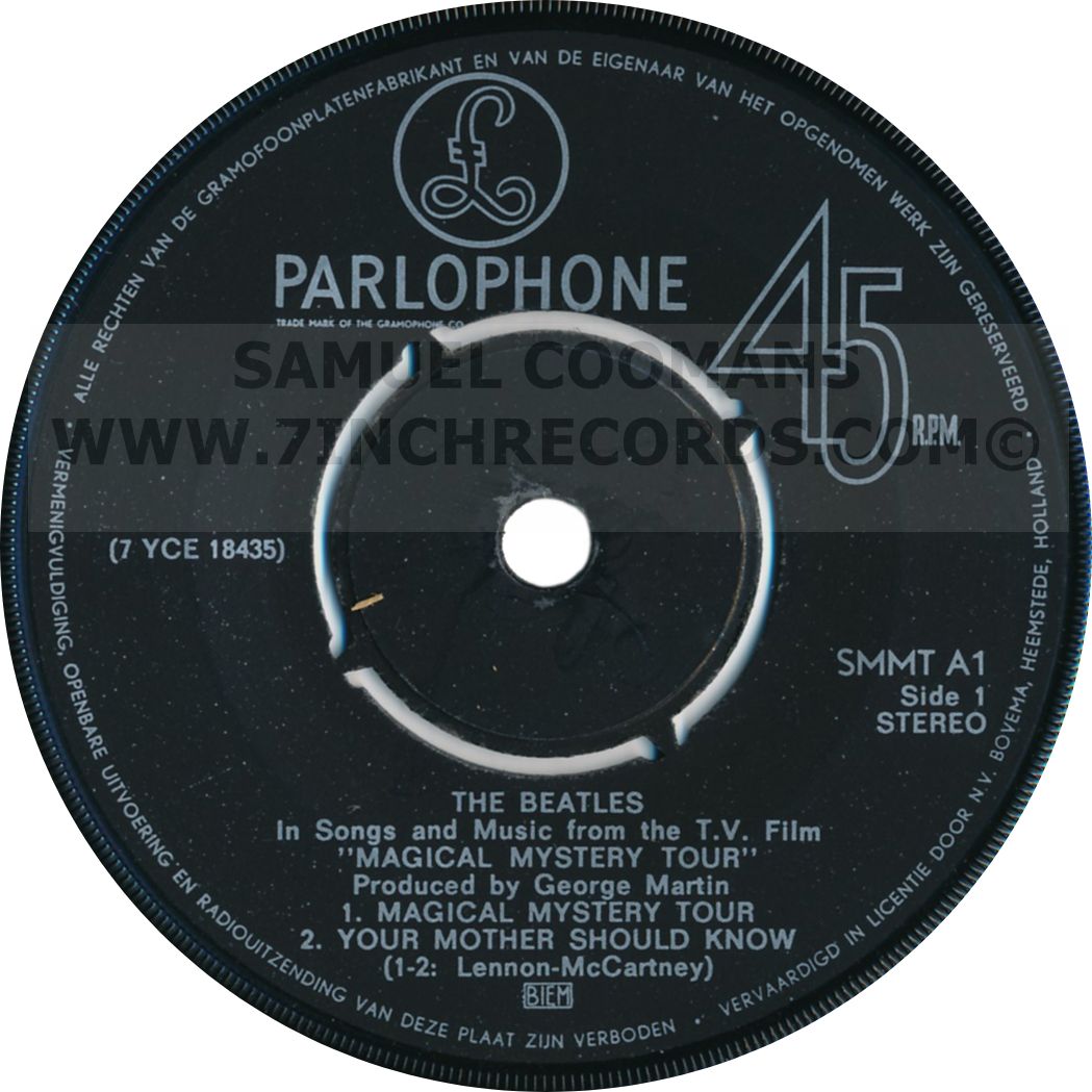 Label Aside of disc 1