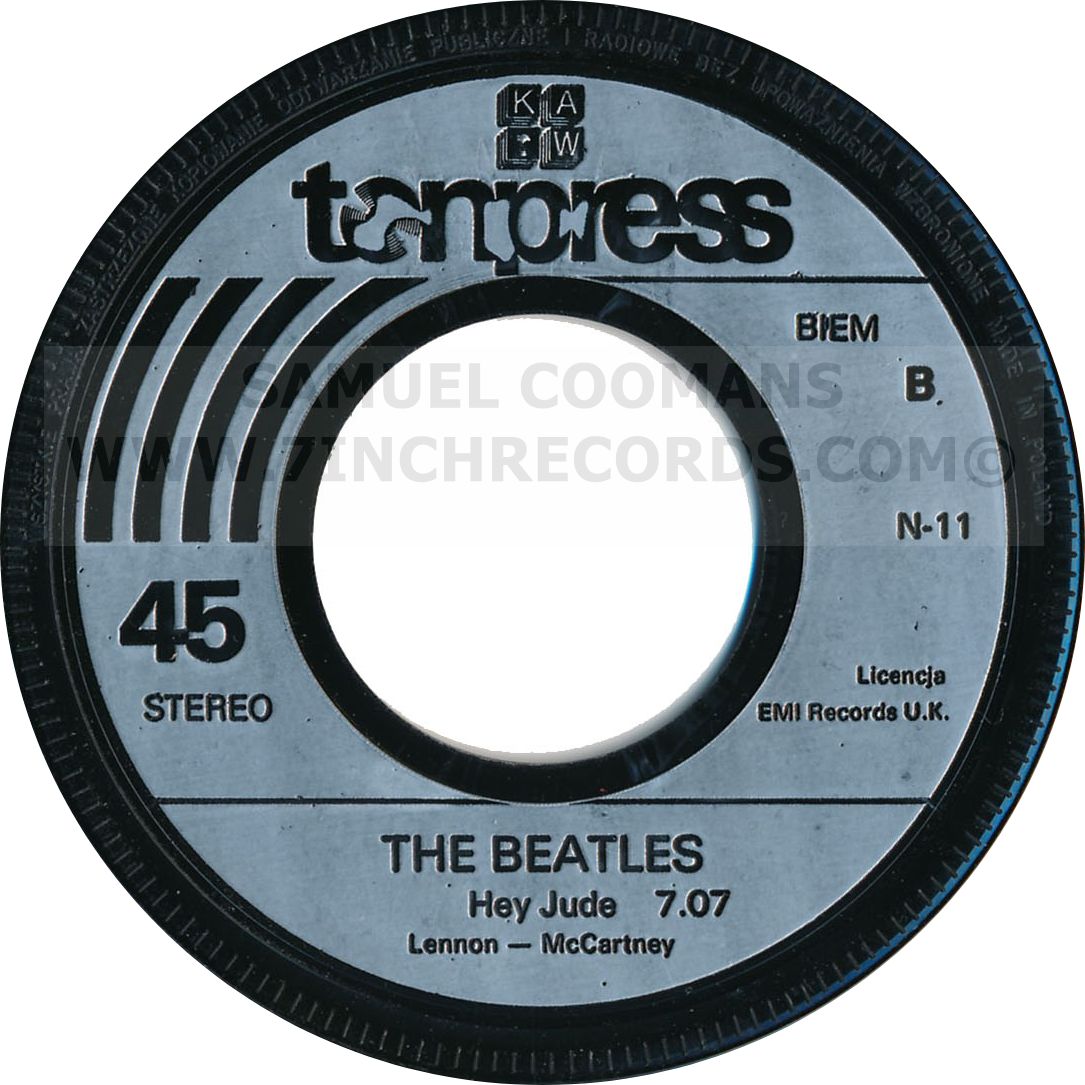 Label Bside of disc 2