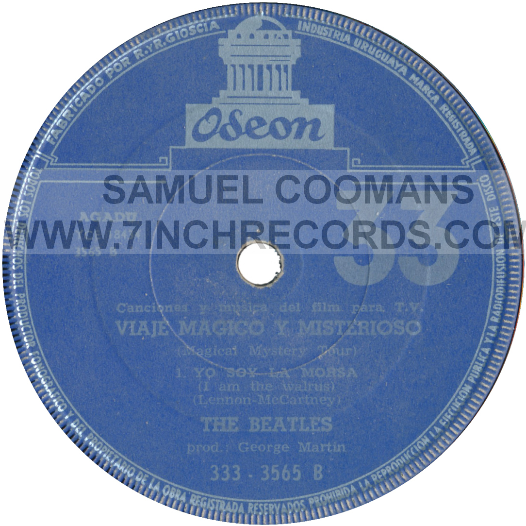 Label Bside of disc 1