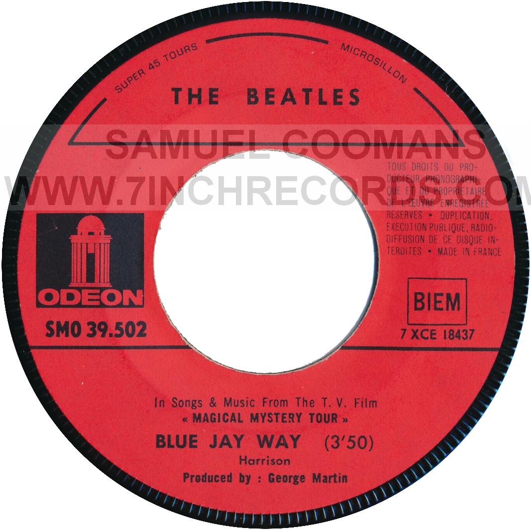 Label Bside of disc 2