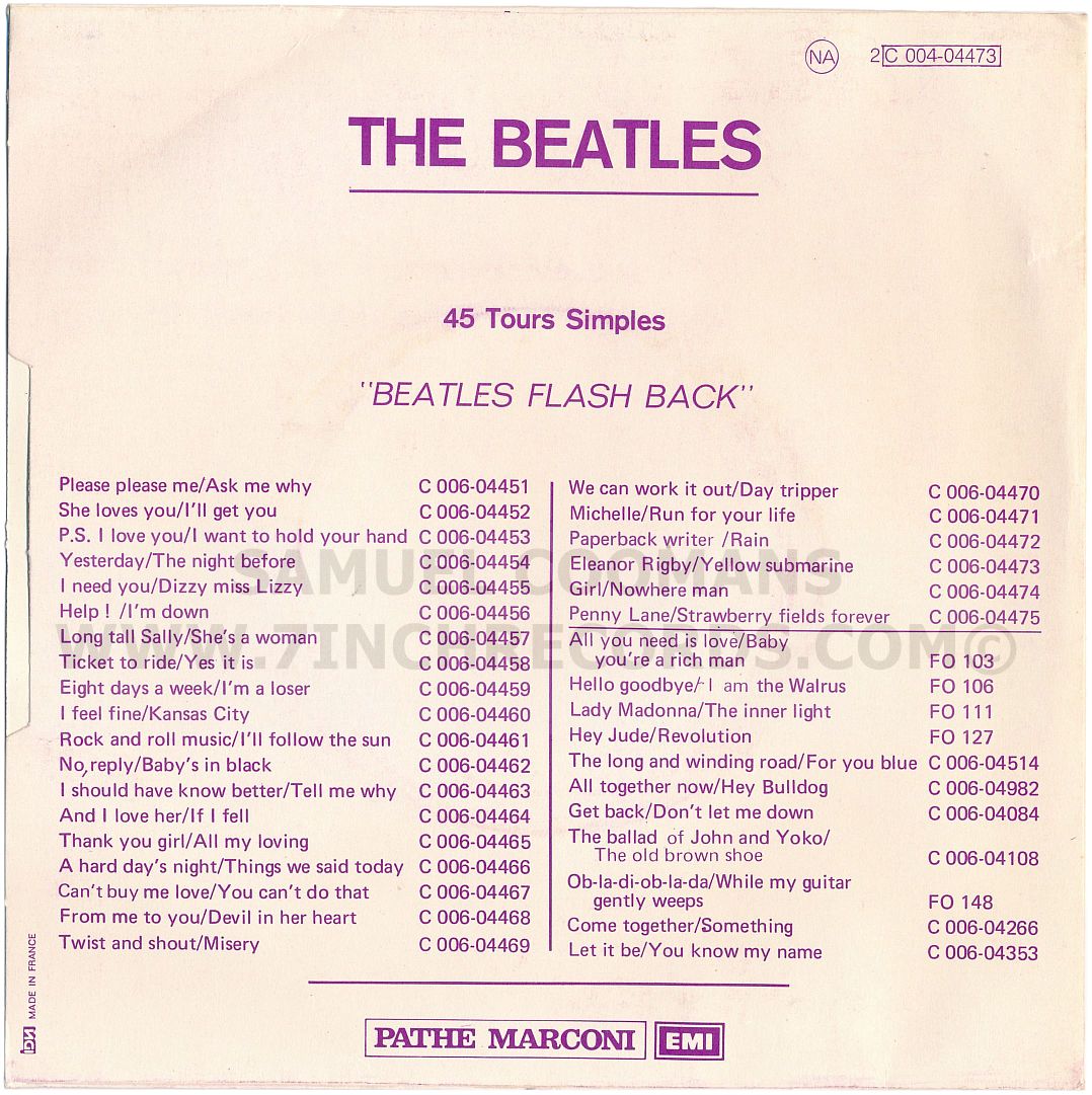 Front of sleeve