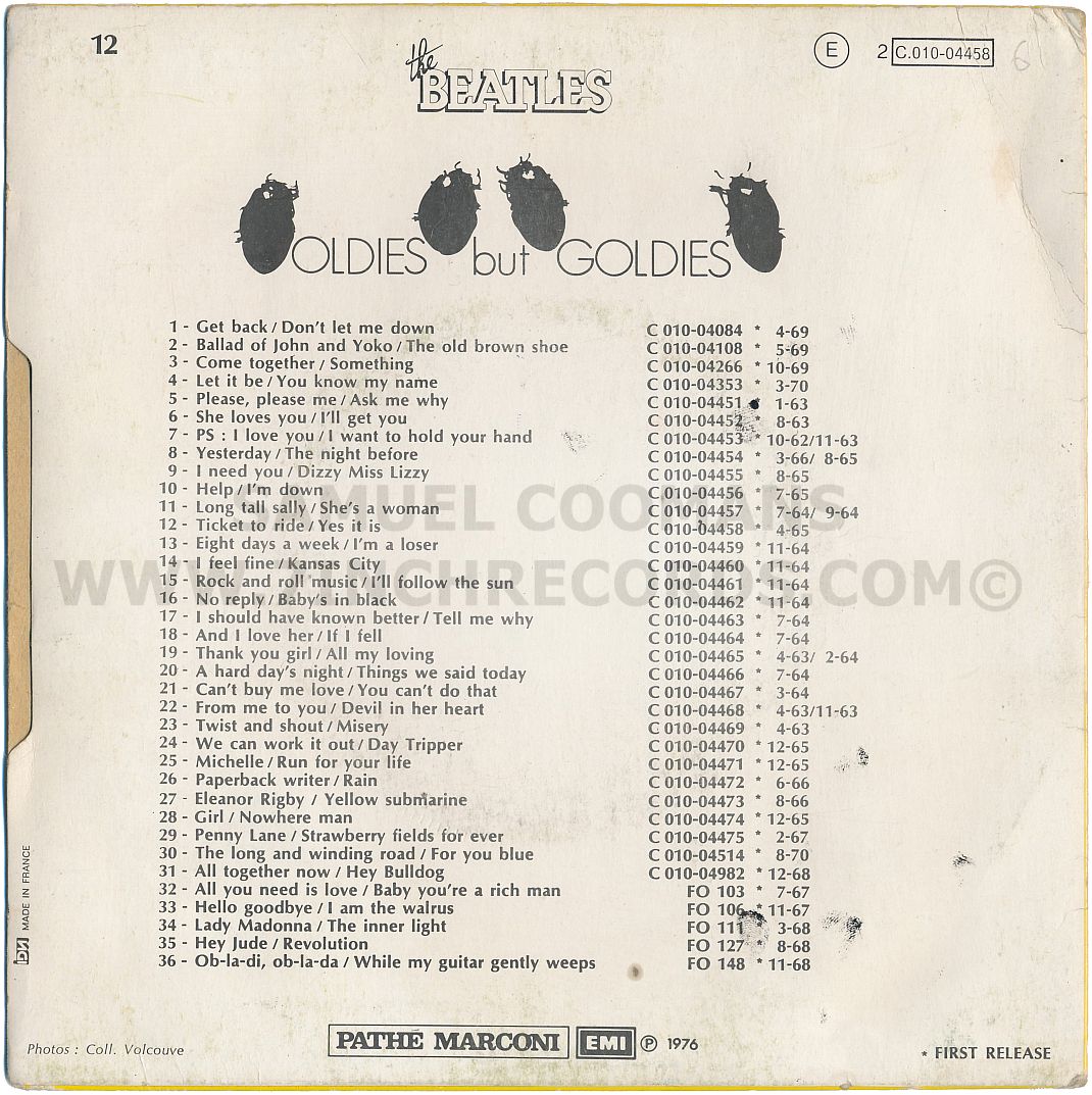 Front of sleeve