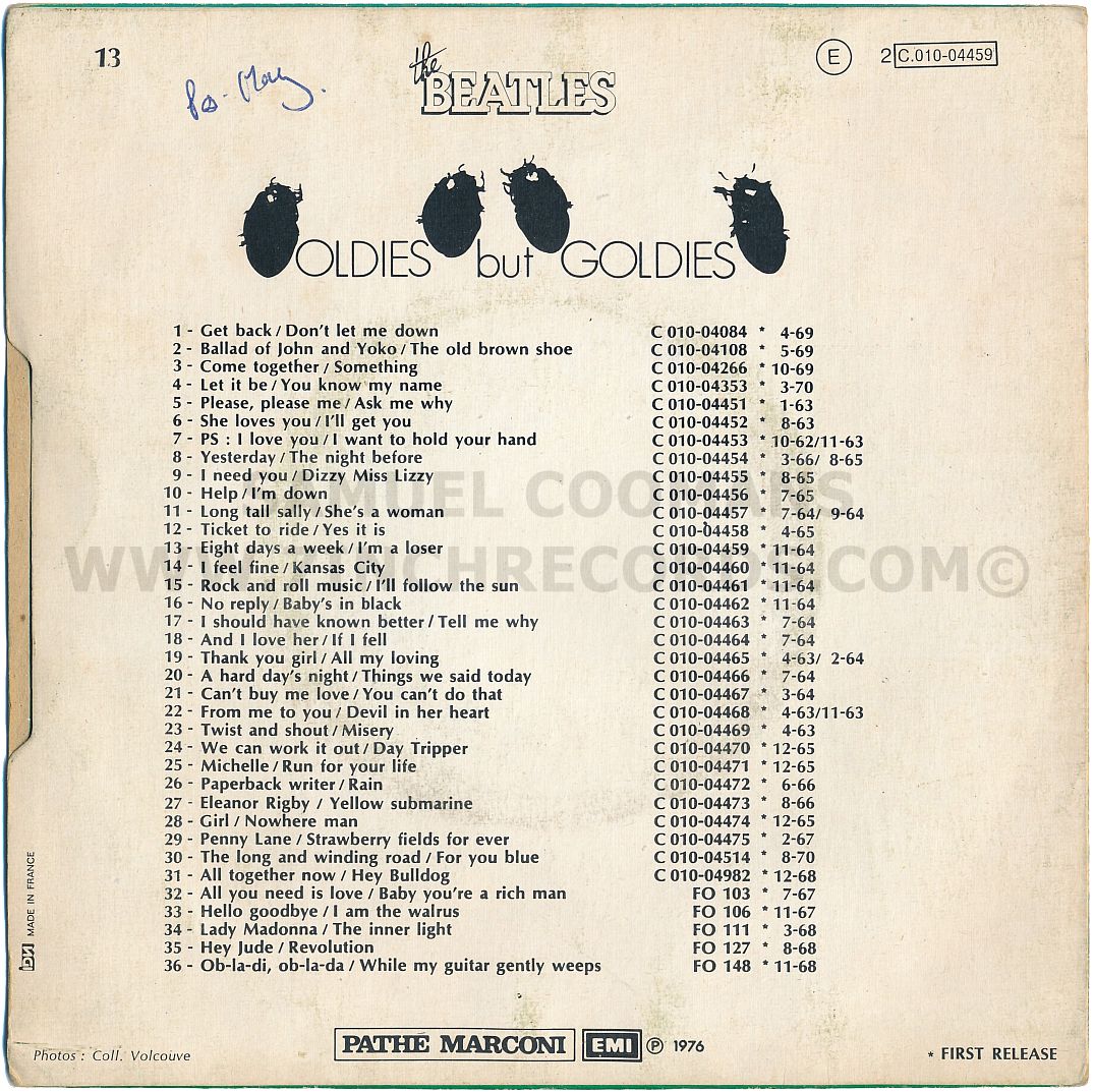Front of sleeve