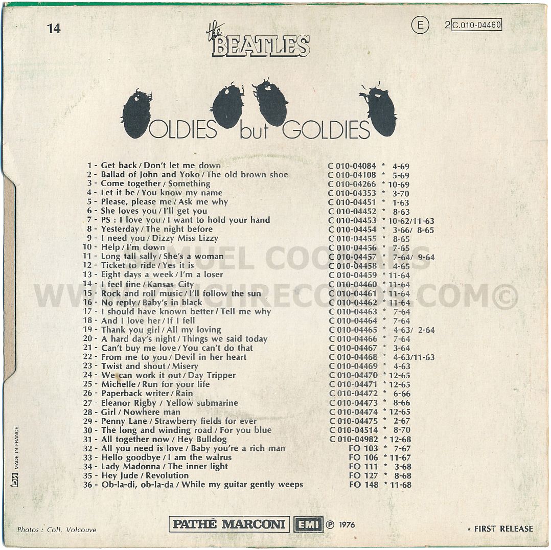 Front of sleeve