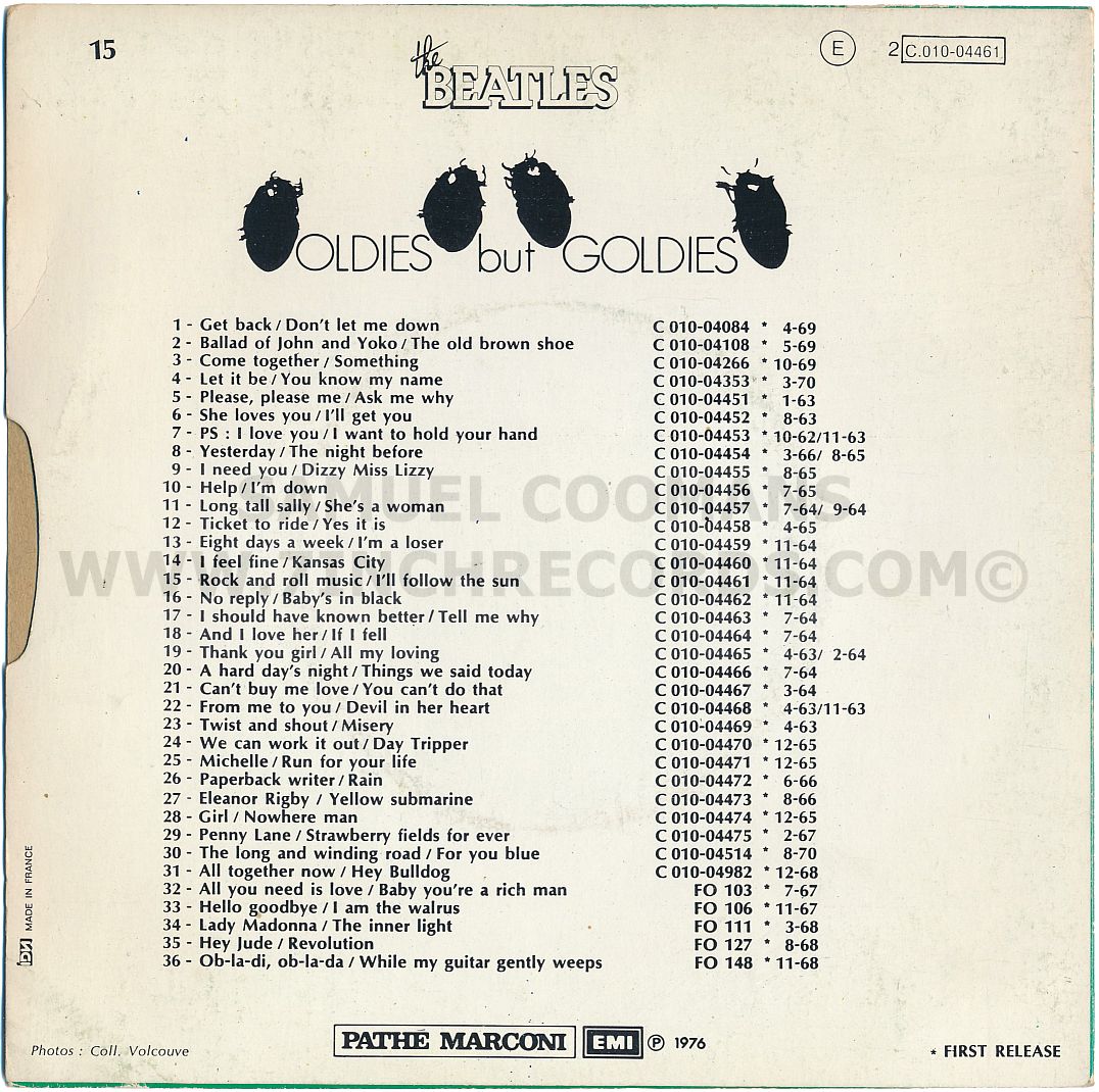 Front of sleeve