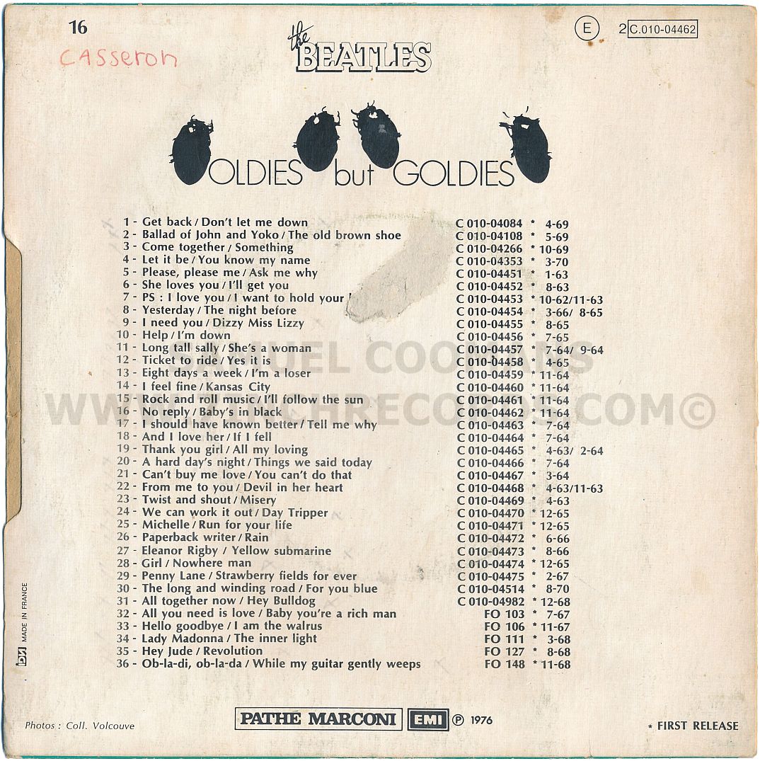 Front of sleeve
