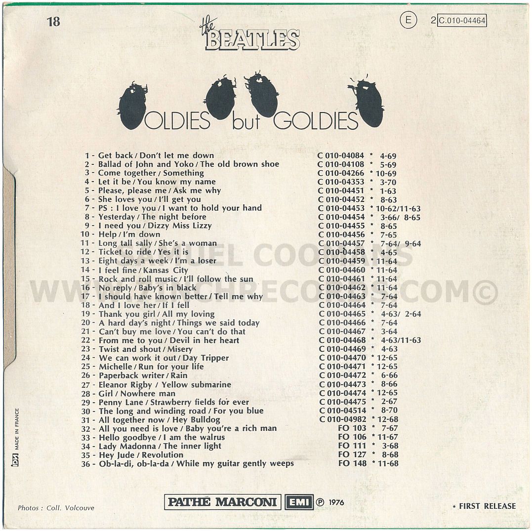 Front of sleeve