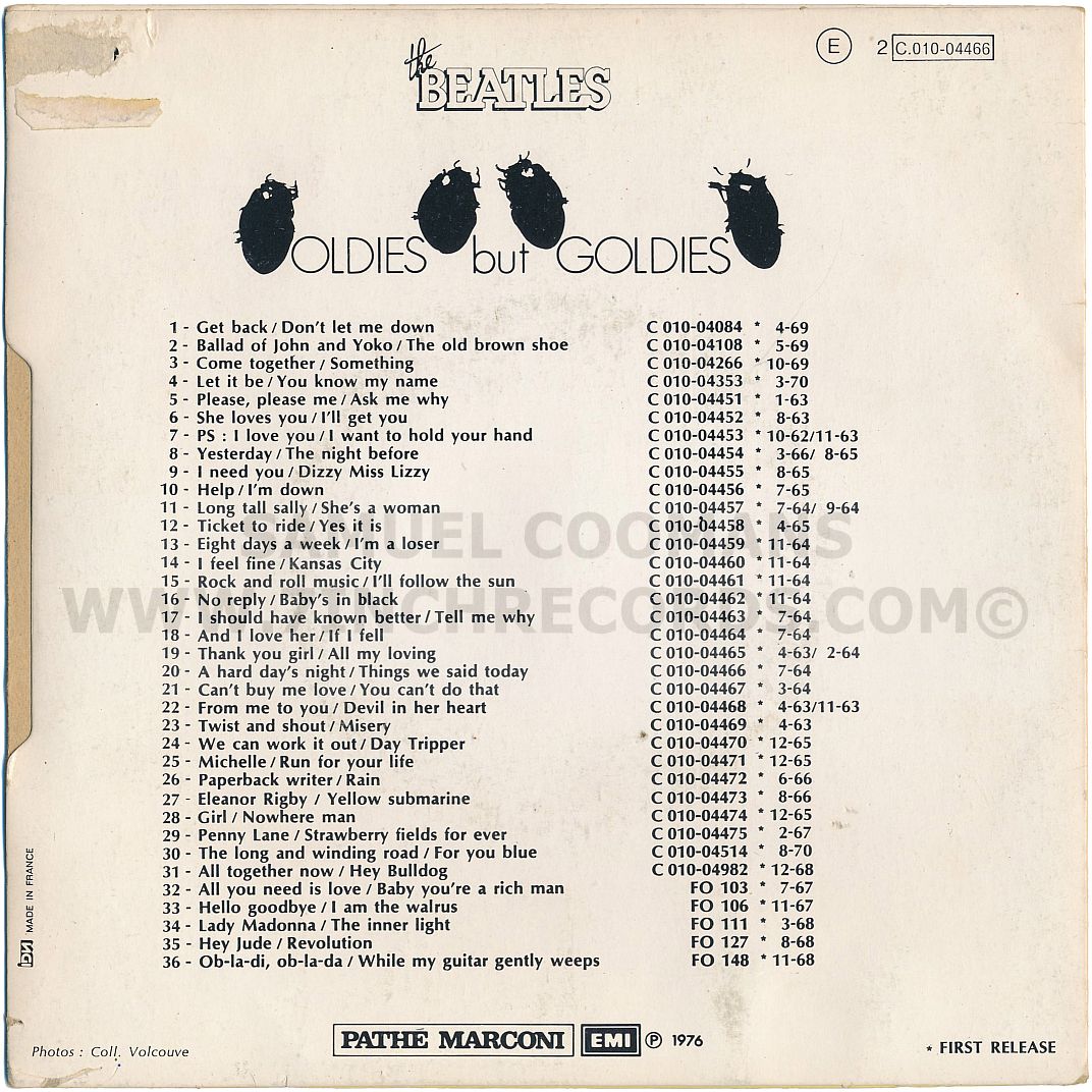 Front of sleeve