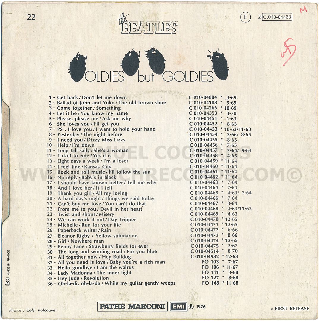 Front of sleeve