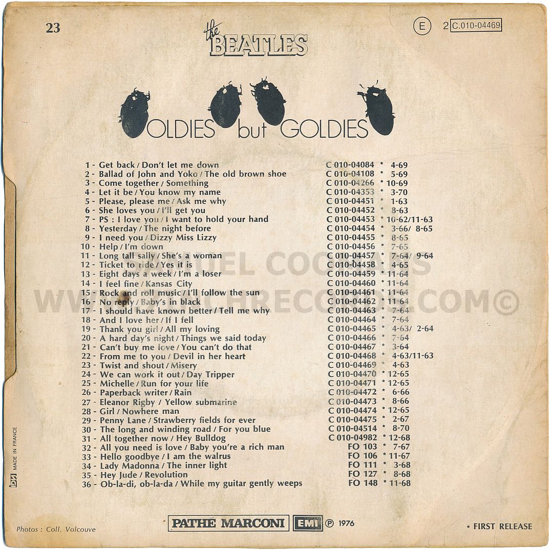 Front of sleeve