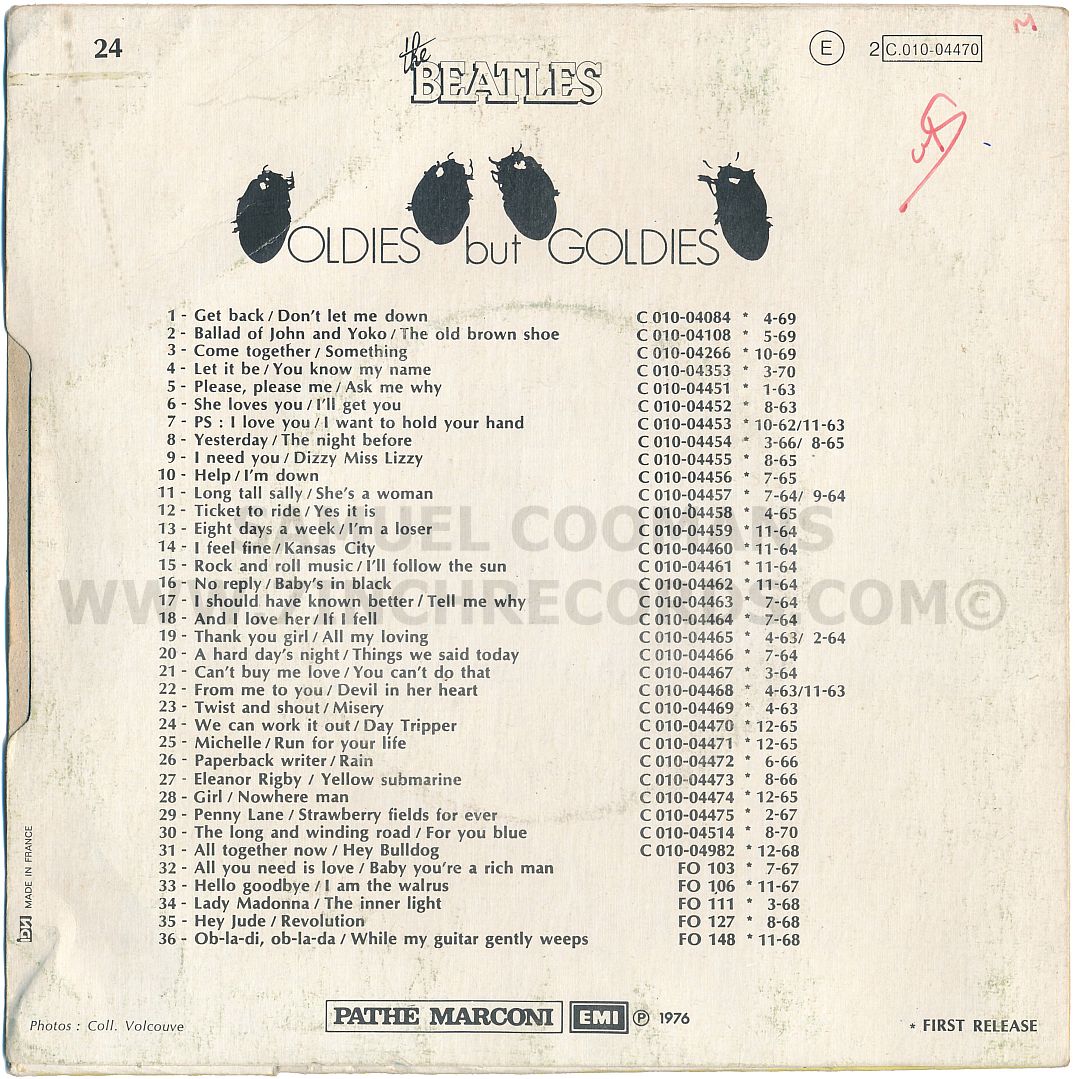 Front of sleeve
