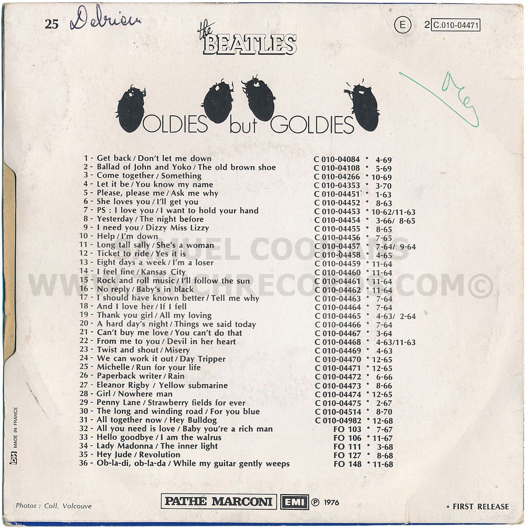 Front of sleeve