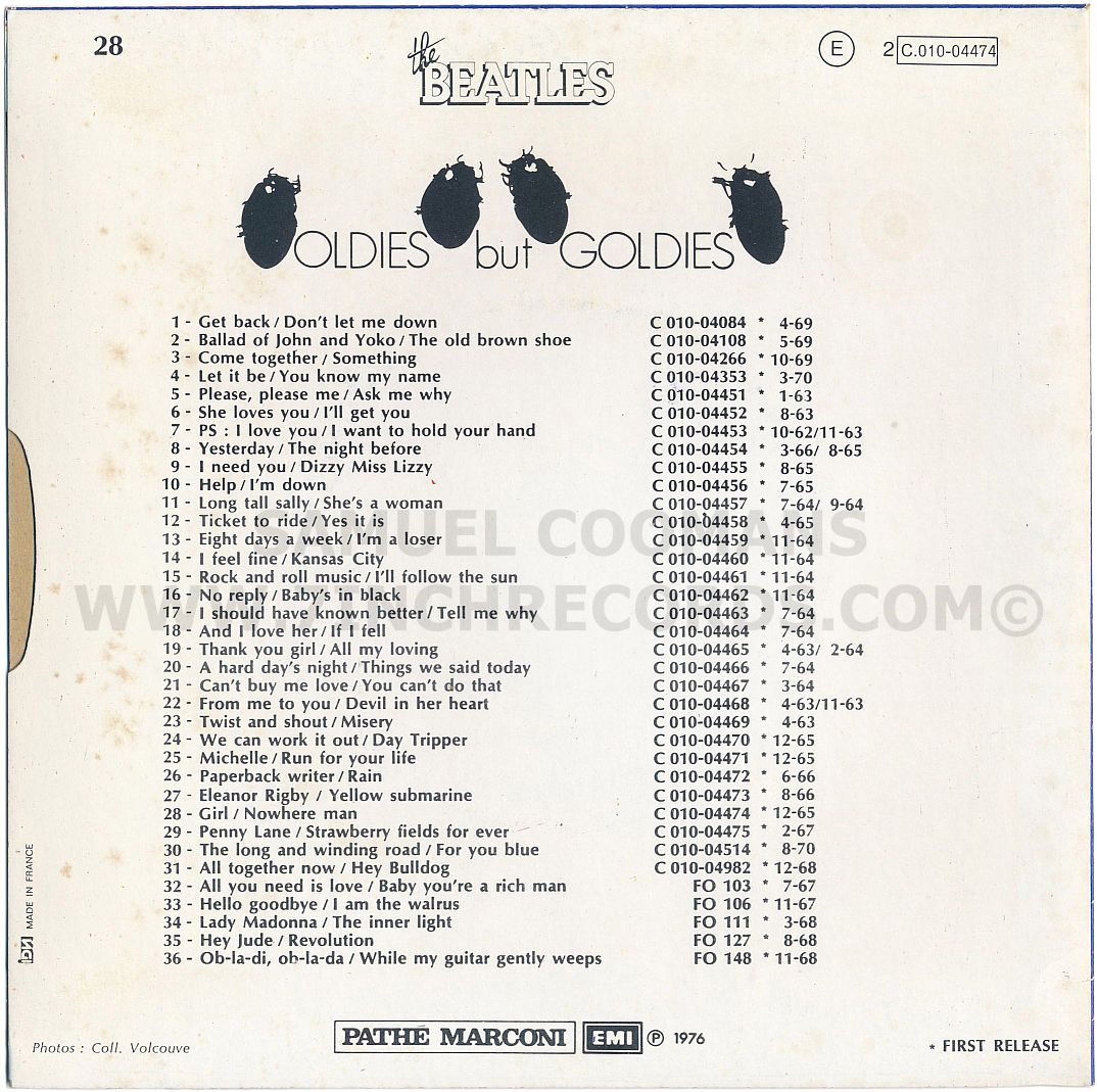 Front of sleeve