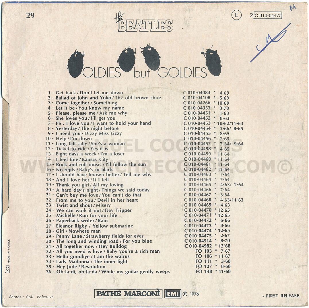 Front of sleeve