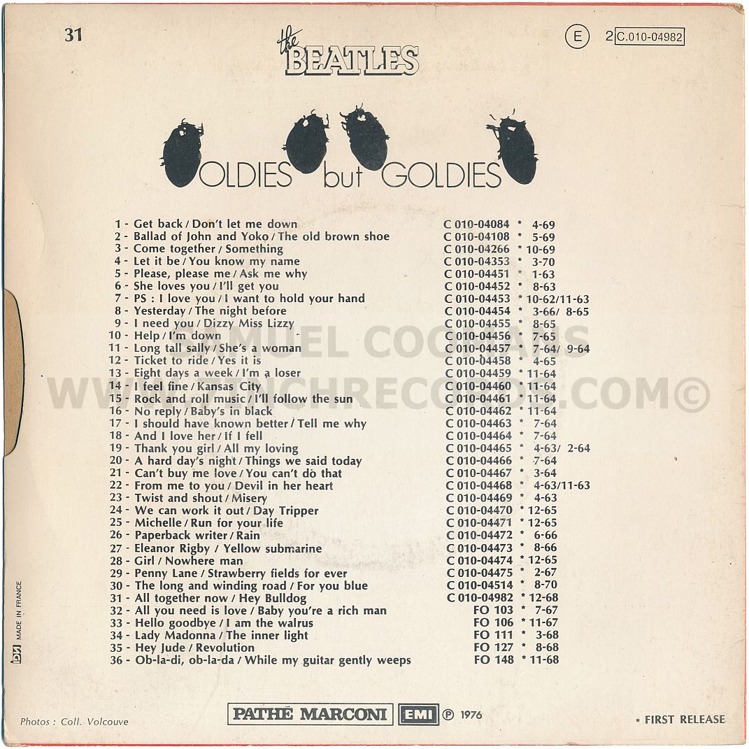 Front of sleeve