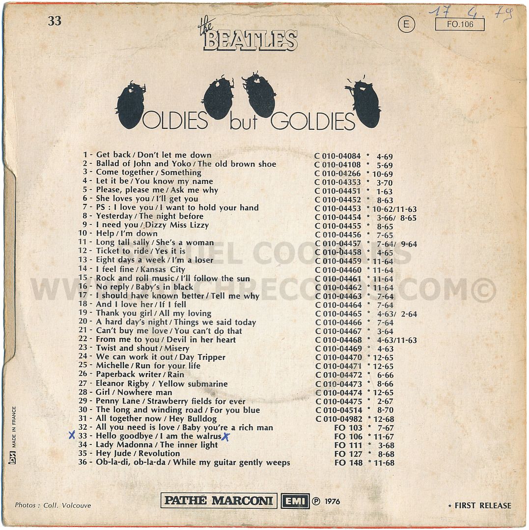Front of sleeve