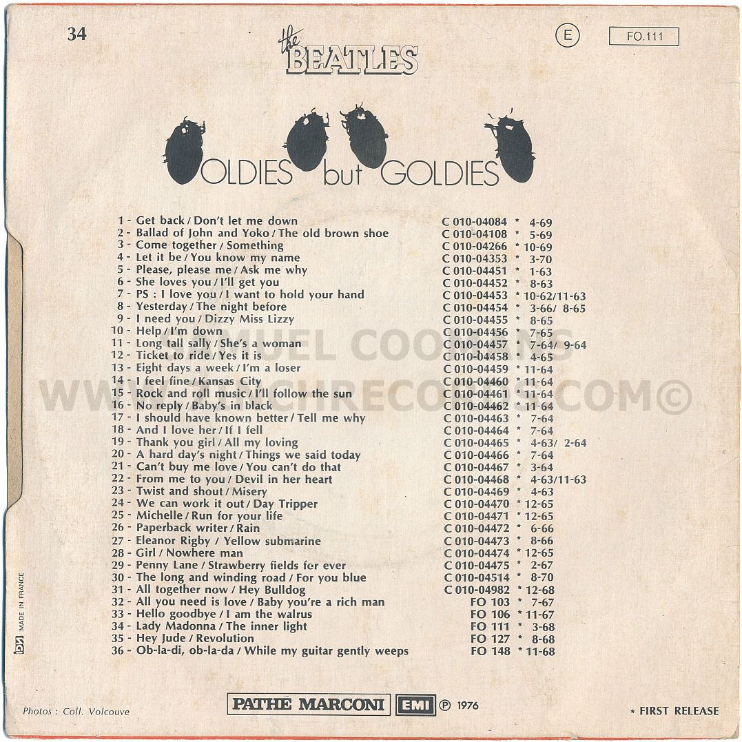 Front of sleeve