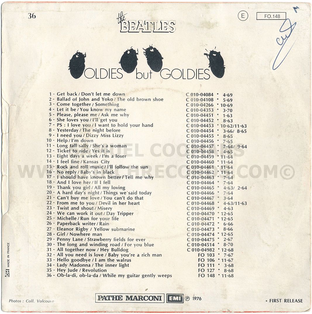 Front of sleeve