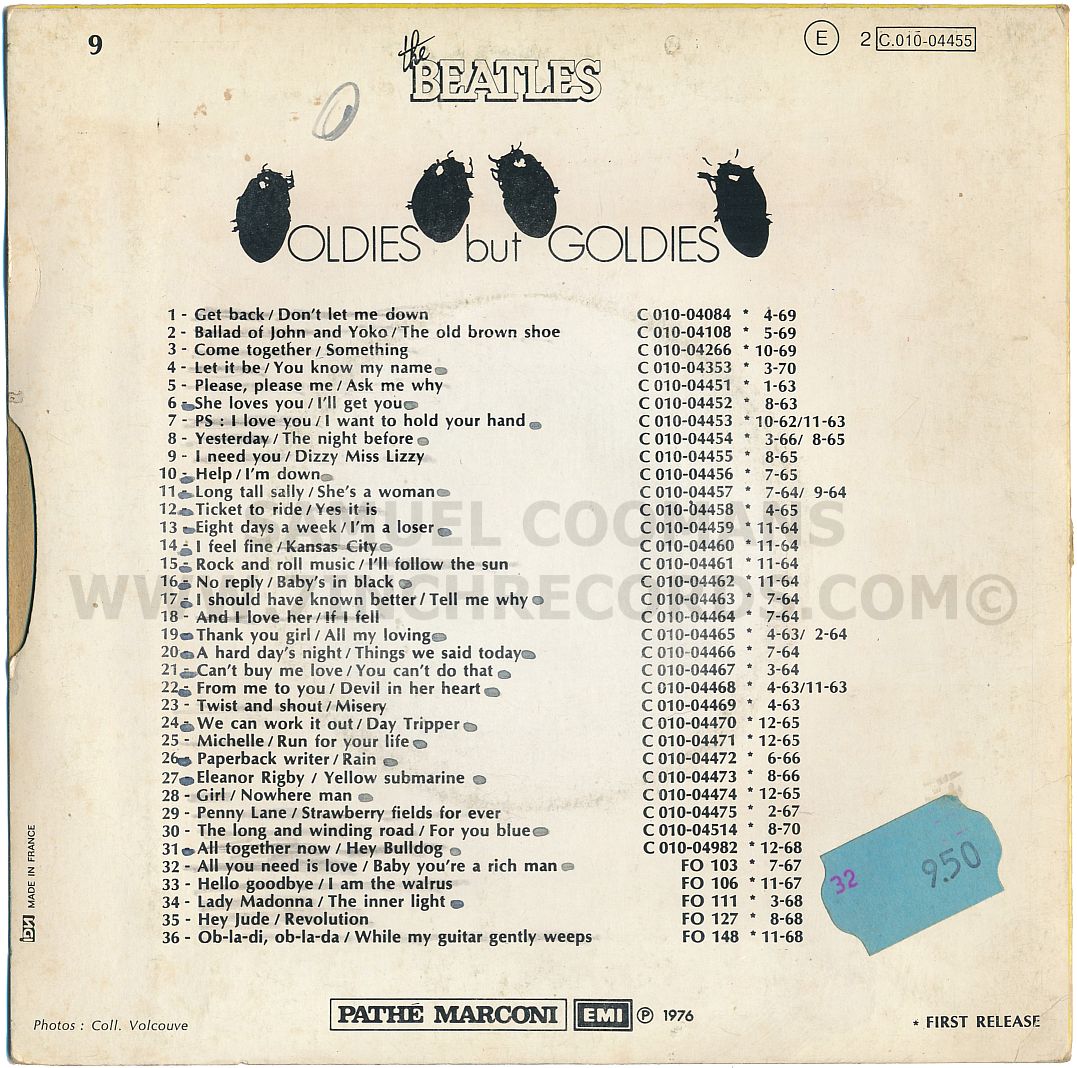 Front of sleeve