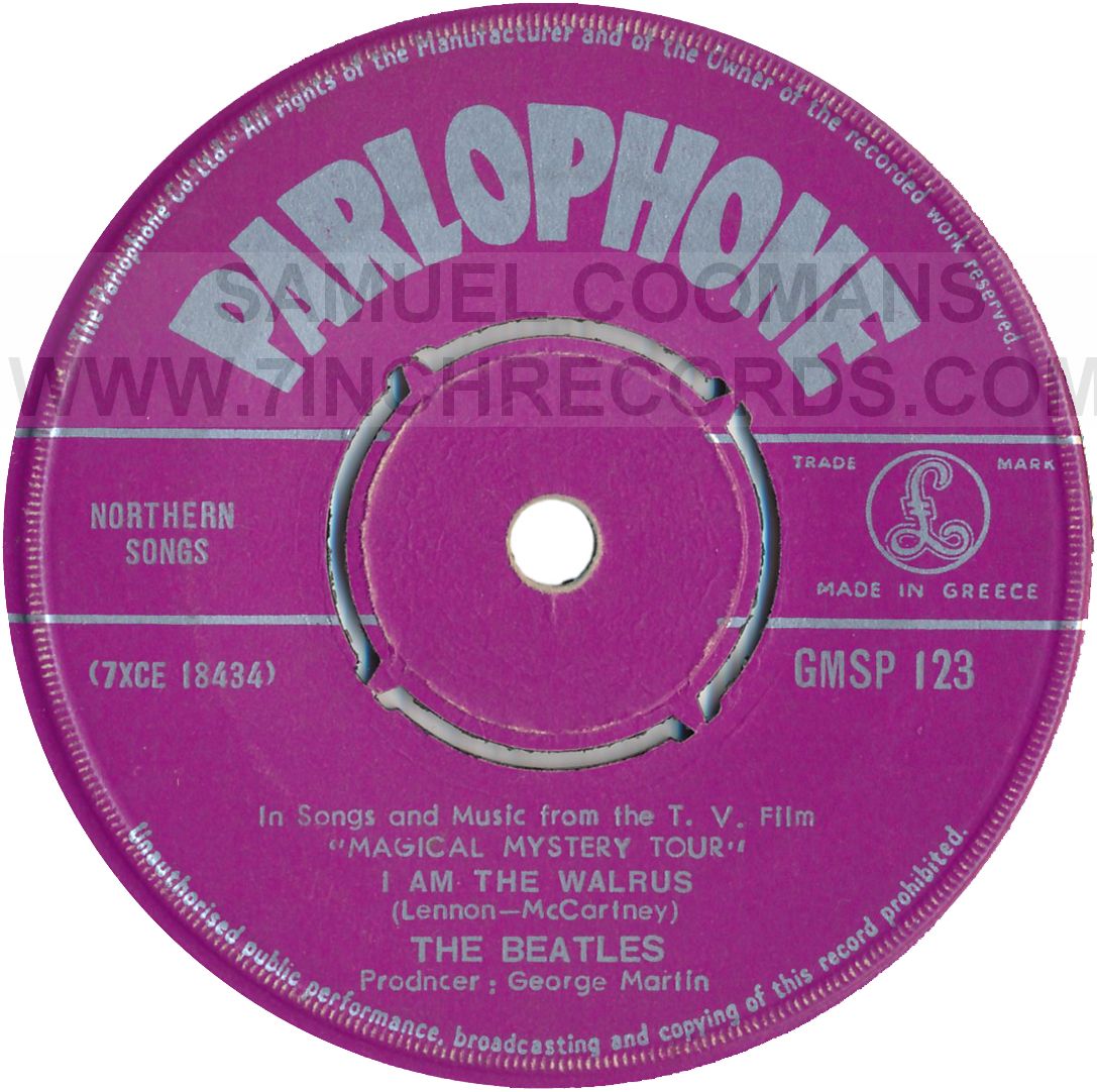 Label Bside of disc 1