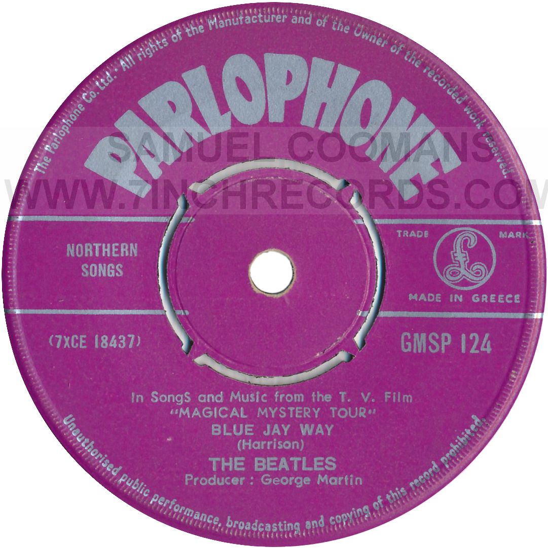 Label Bside of disc 2