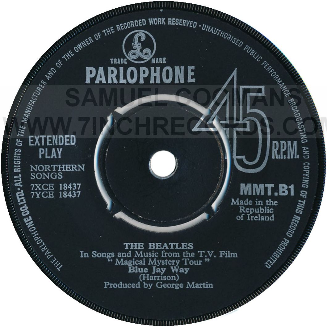 Label Bside of disc 2