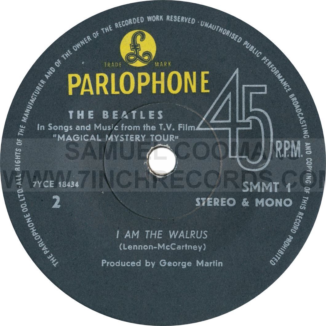 Label Bside of disc 1