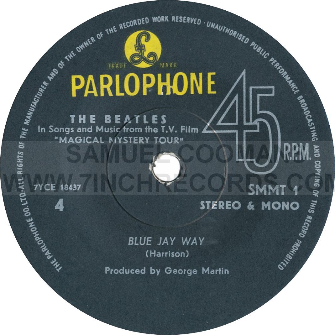 Label Bside of disc 2