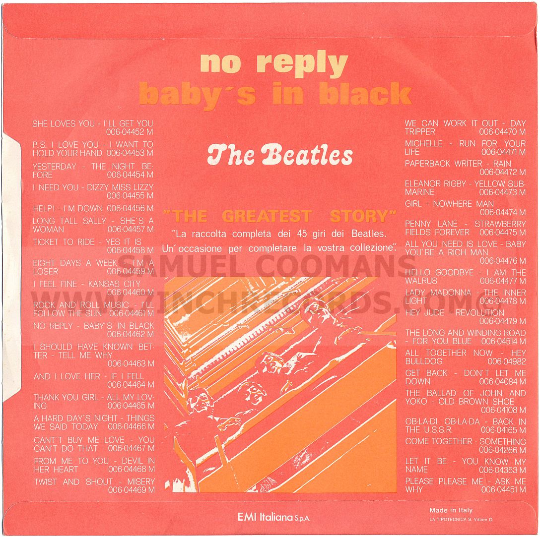 Back of sleeve