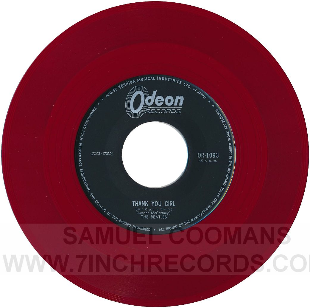 Label Bside of disc 1