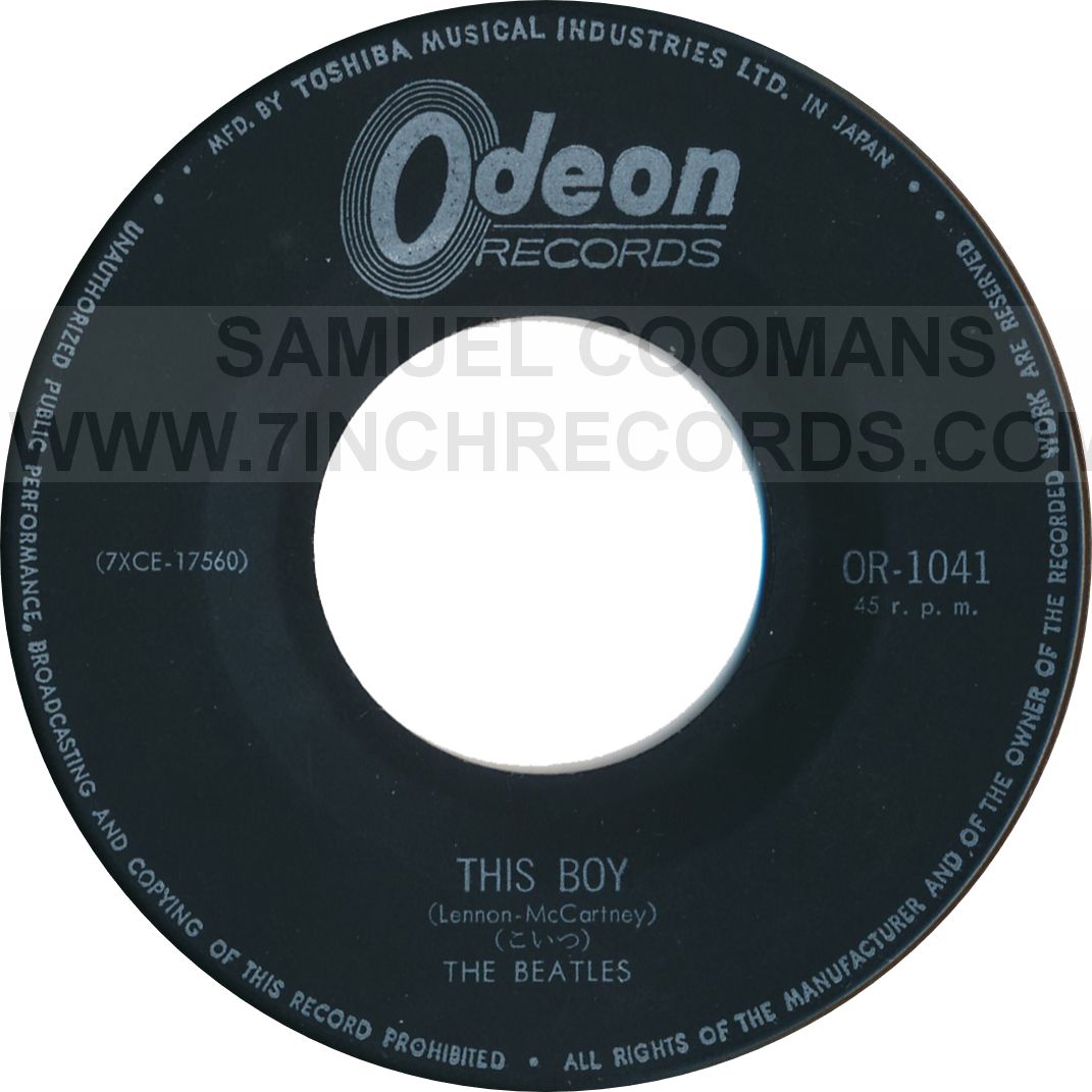 Label Bside of disc 1