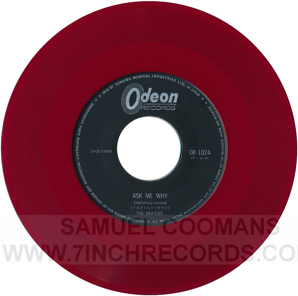 Label Bside of disc 1