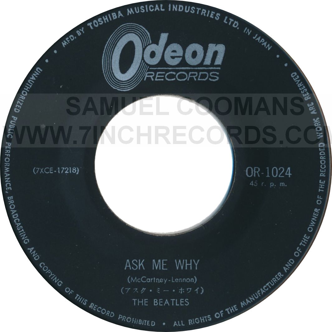 Label Bside of disc 1