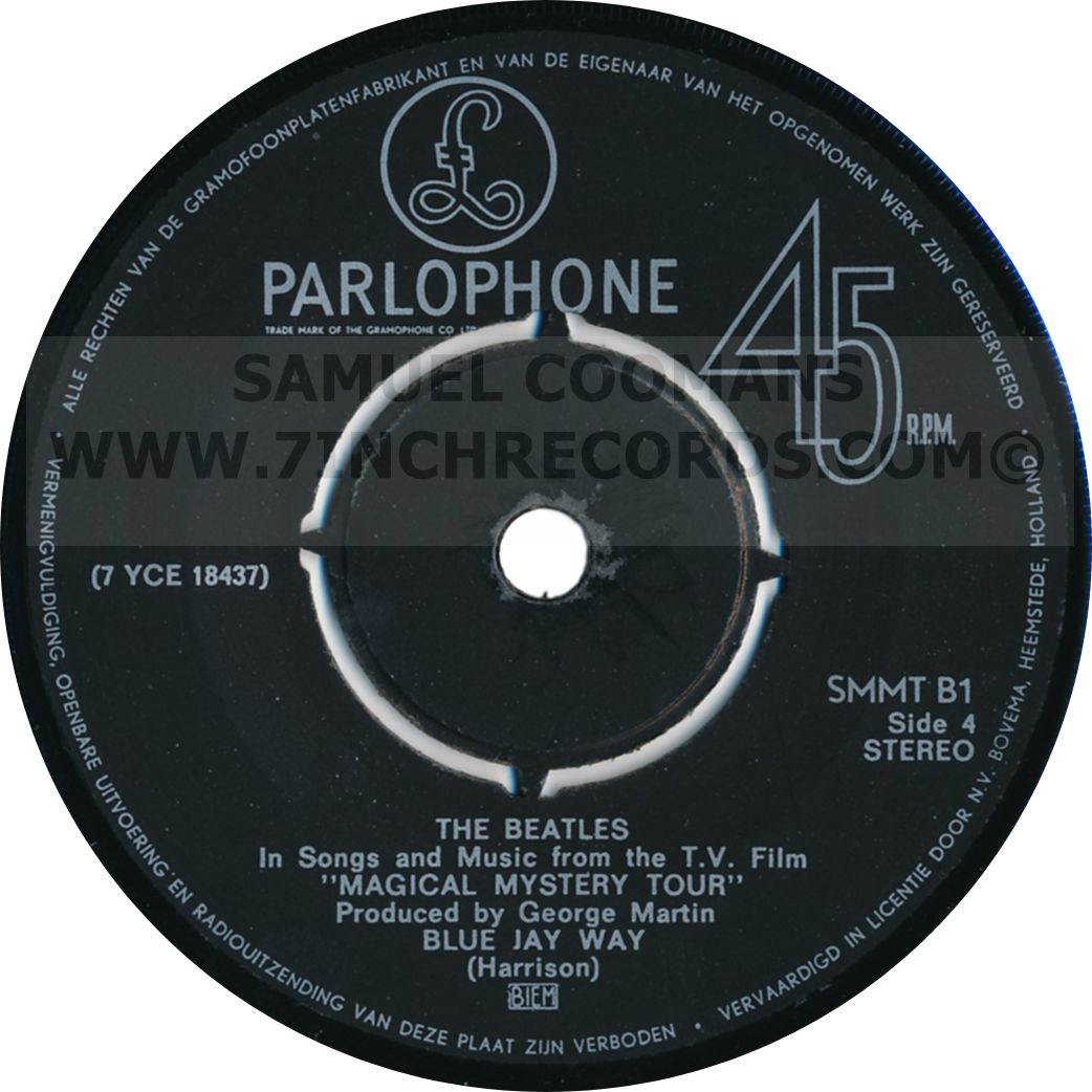 Label Bside of disc 2