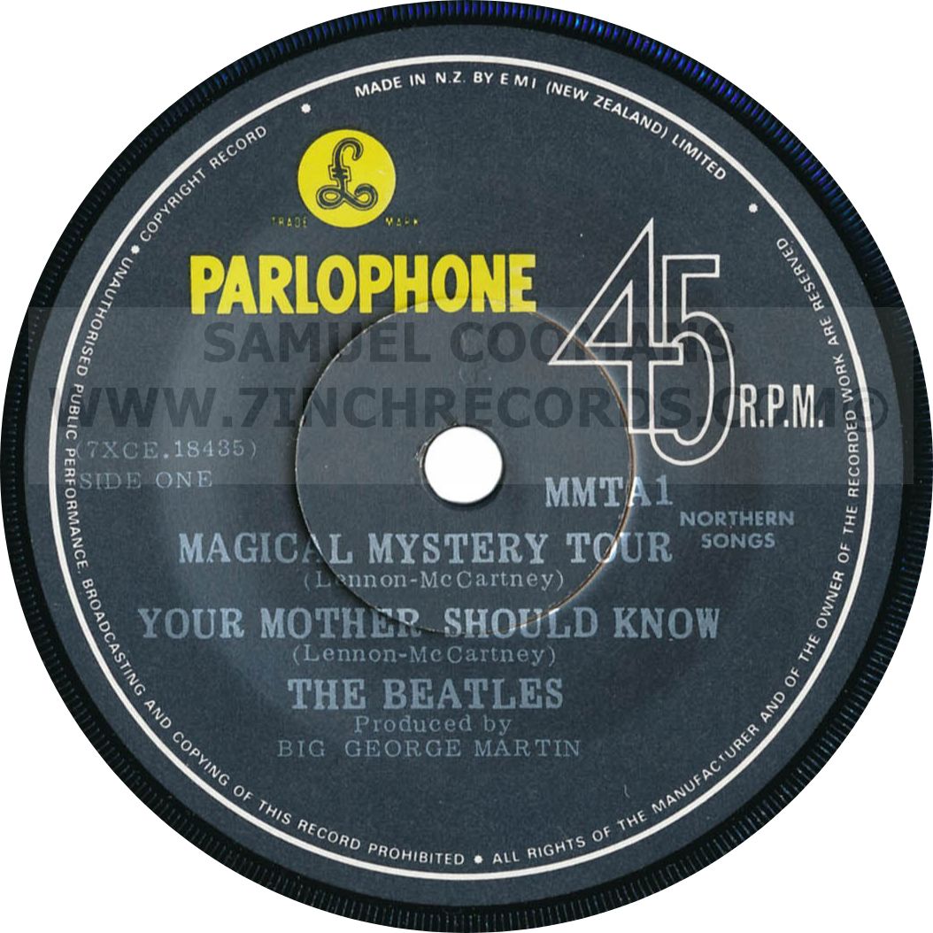 Label Aside of disc 1