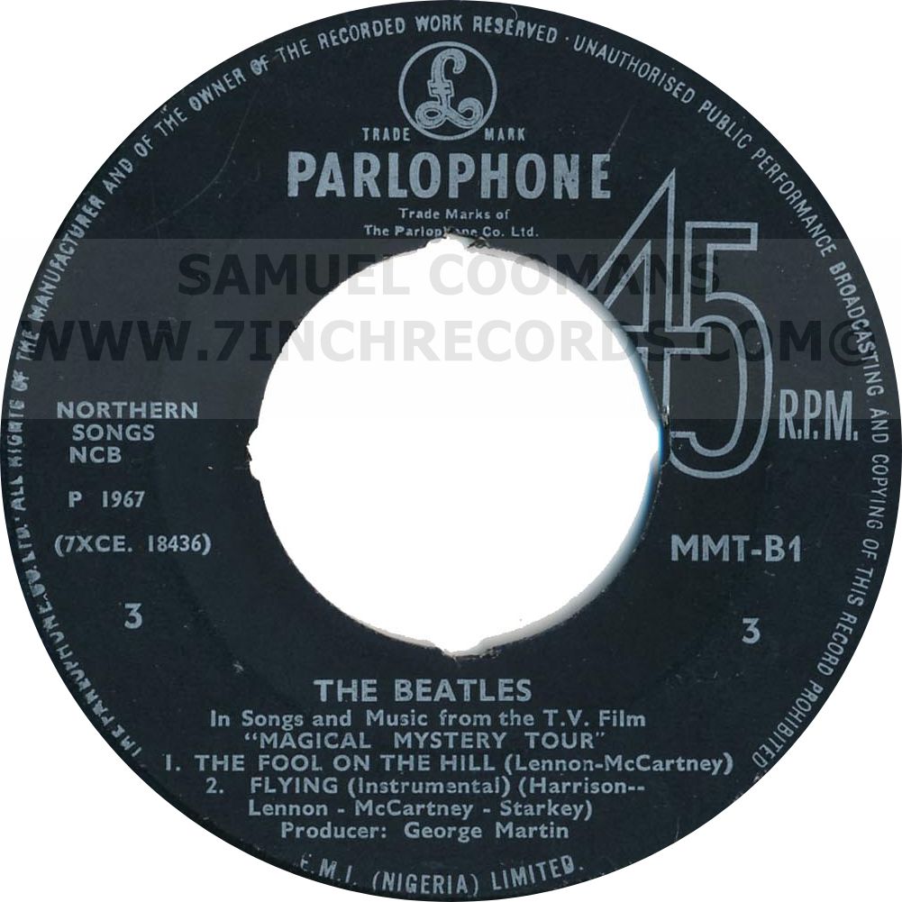 Label Aside of disc 2