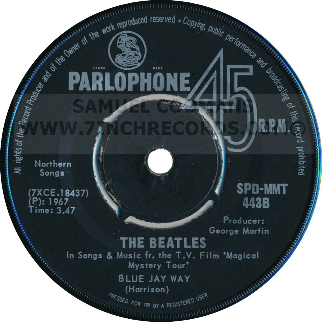 Label Bside of disc 2