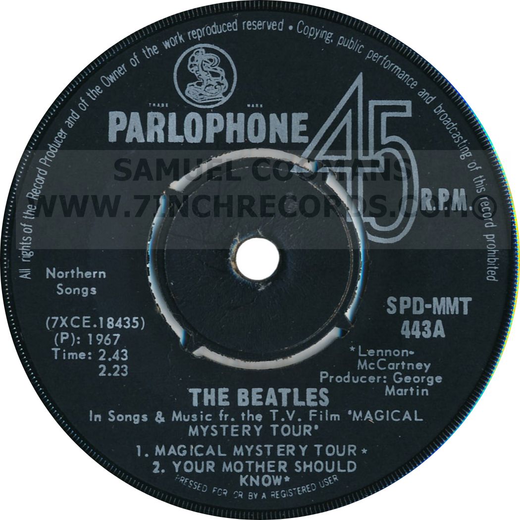 Label Aside of disc 1
